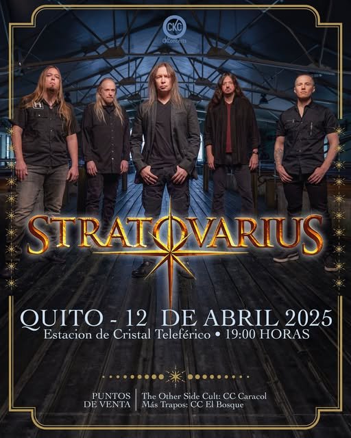 Stratovarius Tour 2025 Localidad VIP