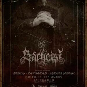 Sargeist Satanic Black Metal Cult Latinoamérica Tour 2025