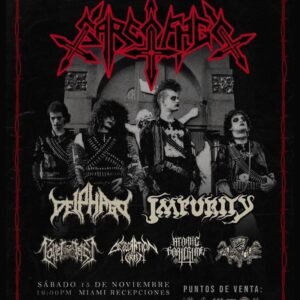SARCOFAGO The Laws Kill Destroy Con El Bajista Original Gerardo Incubus Minelli La Banda Emblemática De Sudamérica Por Primera Vez En Ecuador