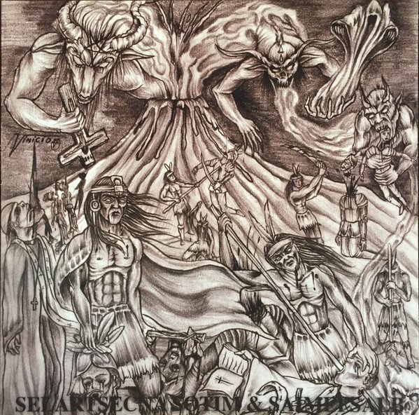 Zidiz / Lapida / Grimorium Verum / Alcoholic Rites – Selartsecna Sotim & Saimefsalb LP GATEFOLD