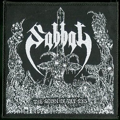 Sabbat "The Seven Deadly Sins" WOVEN PATCH