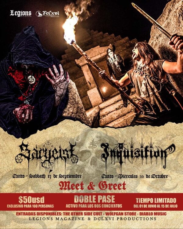 Sargeist / Inquisition  “DOUBLE PASS” PREVENTA