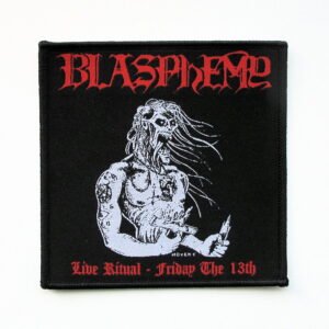 BLASPHEMY - Live Ritual Friday the 13th - WOVEN PATCH
