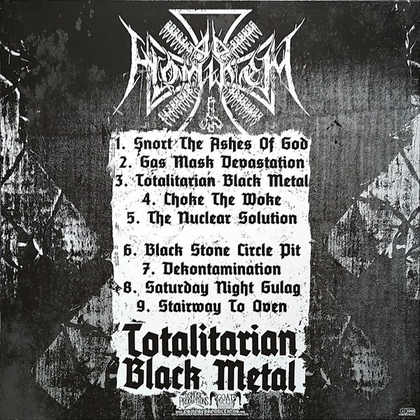 Ad Hominem – Totalitarian Black Metal LP Bloodred