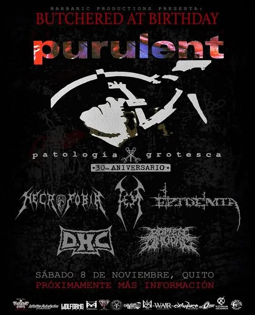 PURULENT en Quito Boletas Tickets