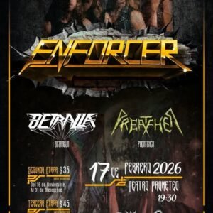 Enforcer "Tour 2026" En Vivo En Quito - Ecuador - TICKET