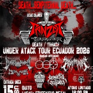 PANZER TERROR En Ecuador "Tour 2026" TICKET