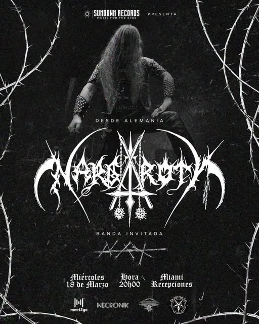 𝐍𝐚𝐫𝐠𝐚𝐫𝐨𝐭𝐡 𝐞𝐧 𝐄𝐜𝐮𝐚𝐝𝐨𝐫 "Tour 𝟐𝟎𝟐𝟔" TICKET