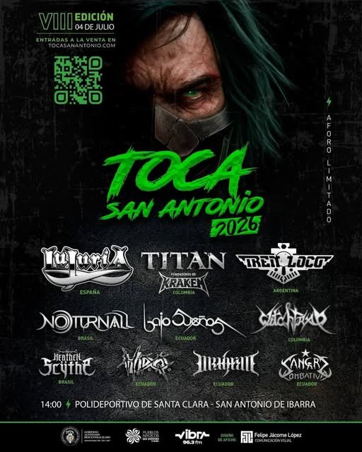 TOCA SAN ANTONIO 2026 Festival En Ibarra – Ecuador VIP TICKET