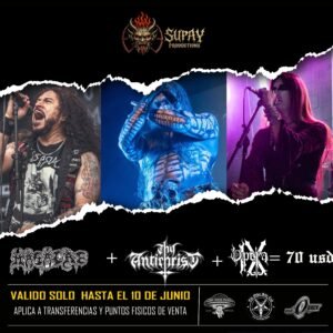711618115_17942056572229409_815183980011763489_n MASACRE -THY ANTICHRIST - OPERA IX Triple Entrada Combo