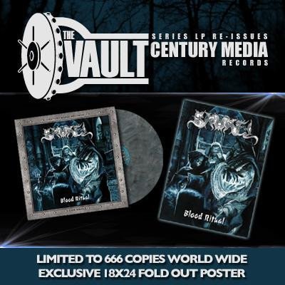 R-4845125-1377291907-5142 Samael – Blood Ritual Vinyl, LP, Album, Reissue, Numbered, Limited Edition, Grey Marble