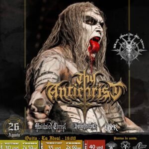 Thy Antichrist en vivo en Quito 26 de agosto de 2026 TICKET