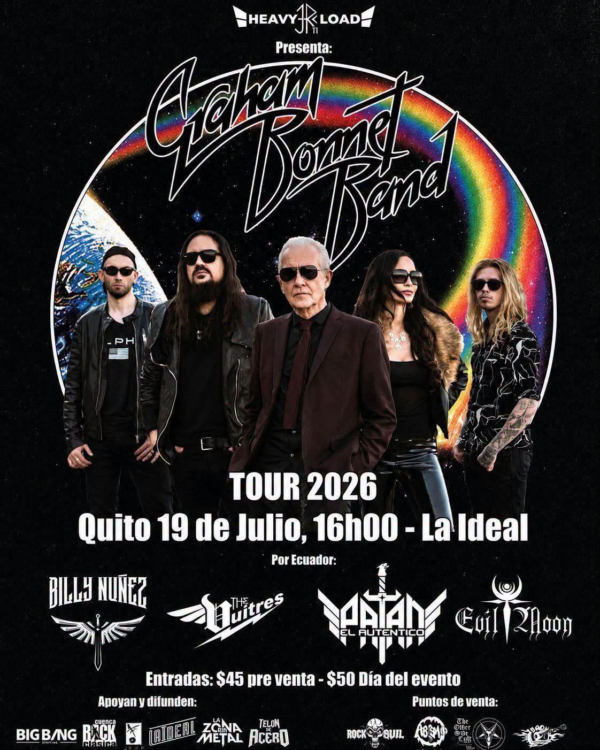 Graham Bonnet Band Tour 2026 Ticket
