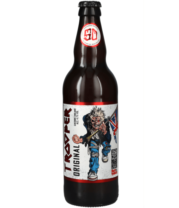 IRON MAIDEN - Trooper 50th Aniversario Cerveza Botella 500ml