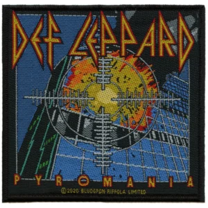 il_1140xN.5403930145_r31n Def Leppard - Pyromania WOVEN PATCH