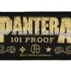 Pantera 101 Proof Whiskey Label Woven Patch