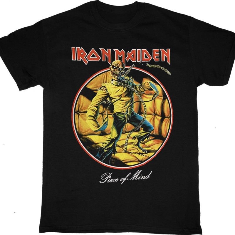 IRON MAIDEN PIECE OF MIND T-SHIRT L